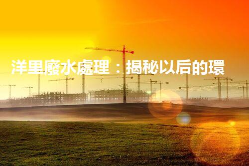 洋里廢水處理：揭秘以后的環(huán)保技術(shù)與挑戰(zhàn)？